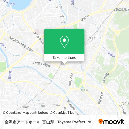 金沢市アートホール map