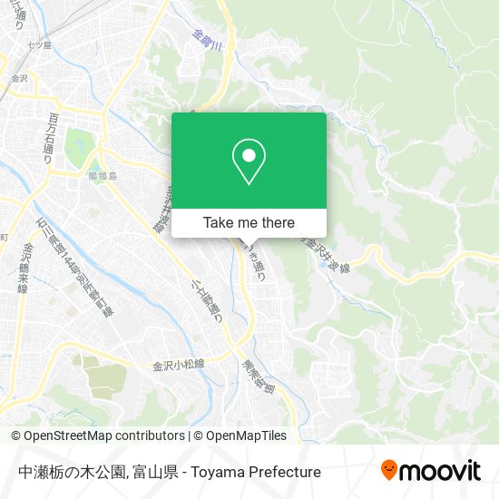 中瀬栃の木公園 map
