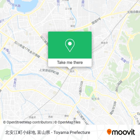 北安江町小緑地 map