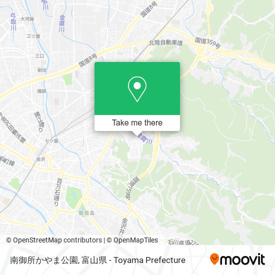 南御所かやま公園 map