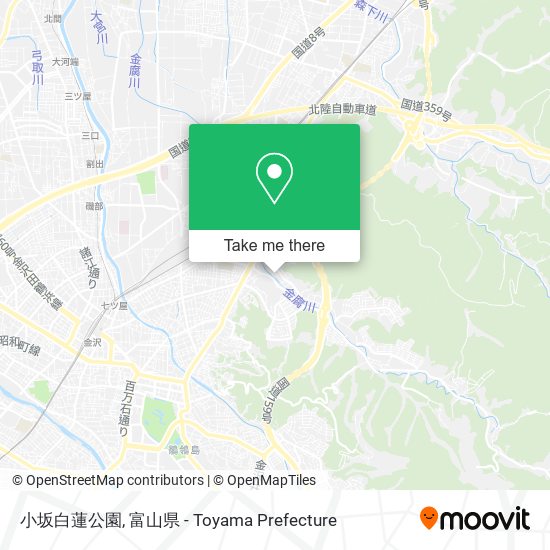 小坂白蓮公園 map