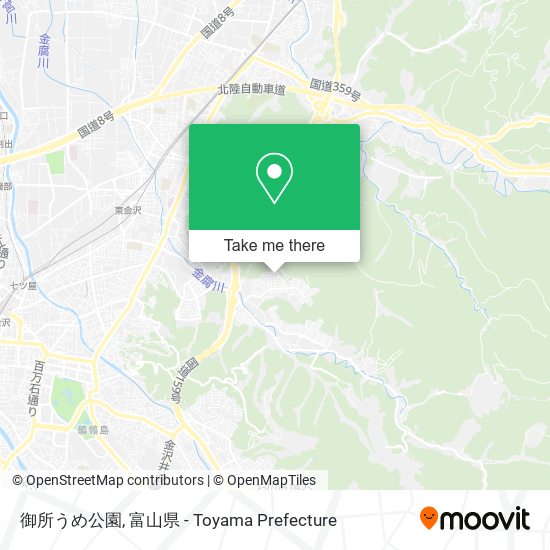 御所うめ公園 map