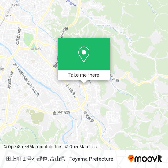 田上町１号小緑道 map