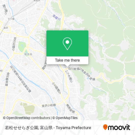 若松せせらぎ公園 map