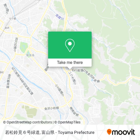 若松鈴見６号緑道 map