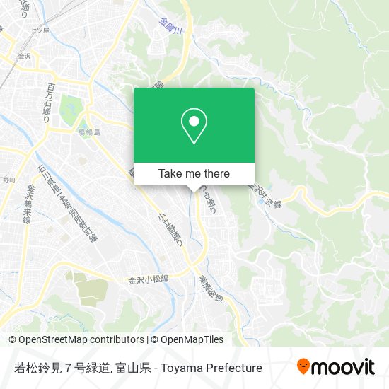 若松鈴見７号緑道 map