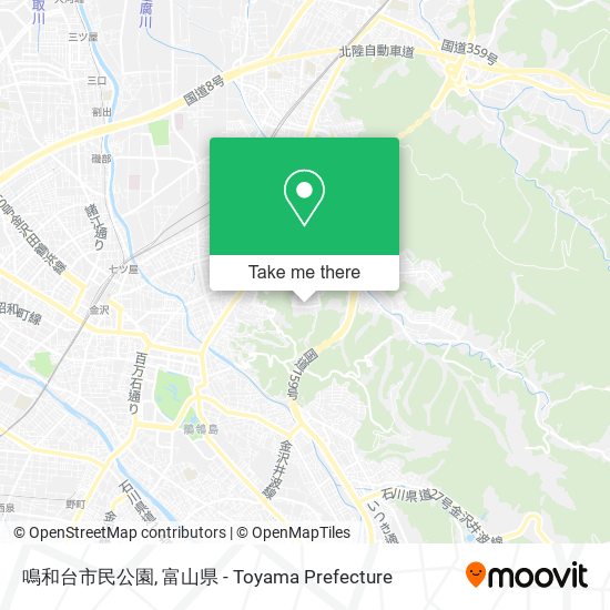 鳴和台市民公園 map