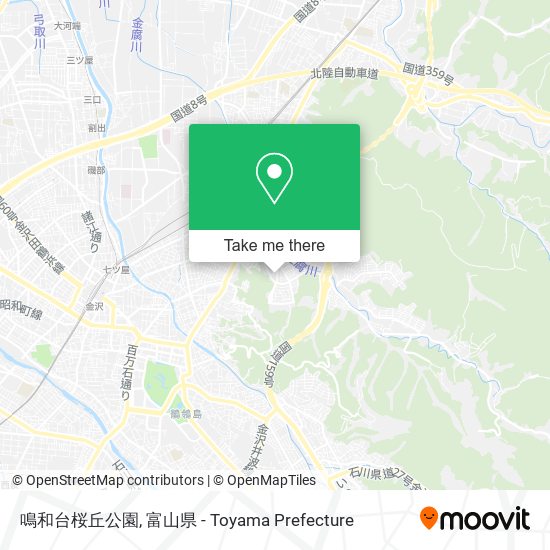 鳴和台桜丘公園 map