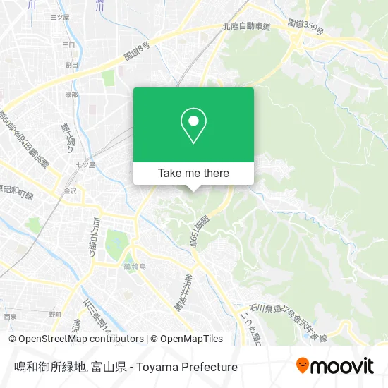 鳴和御所緑地 map