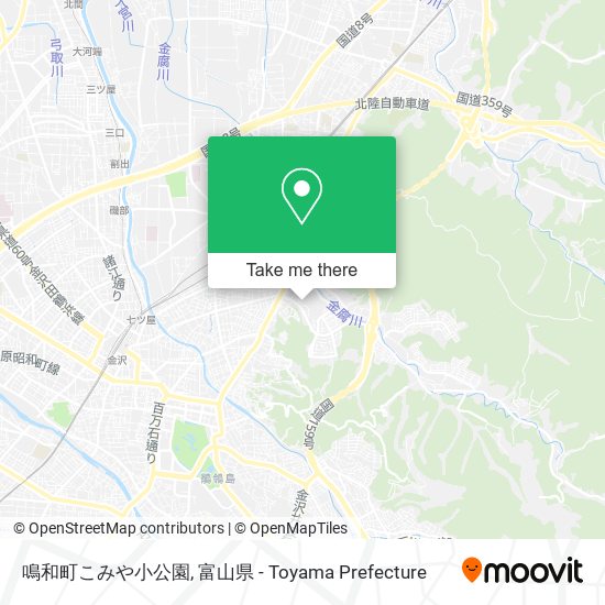 鳴和町こみや小公園 map