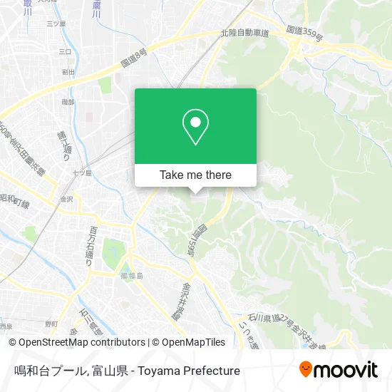 鳴和台プール map