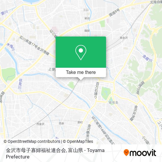 金沢市母子寡婦福祉連合会 map