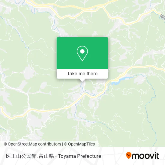 医王山公民館 map