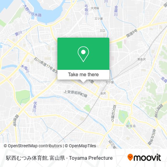 駅西むつみ体育館 map