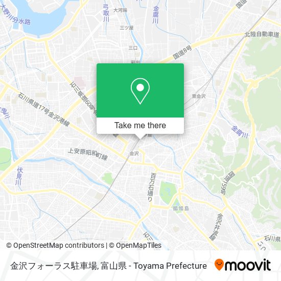 金沢フォーラス駐車場 map