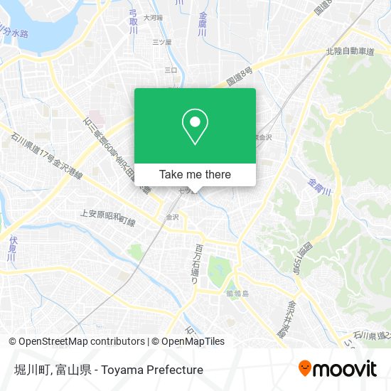 堀川町 map