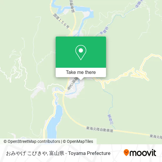おみやげ こびきや map