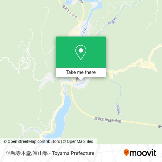 信称寺本堂 map