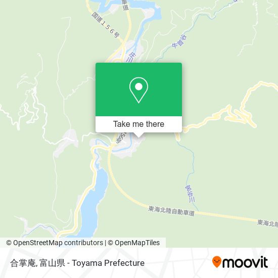 合掌庵 map