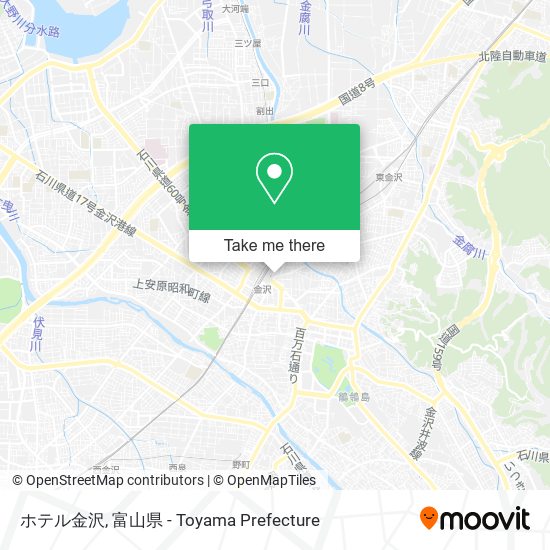 ホテル金沢 map