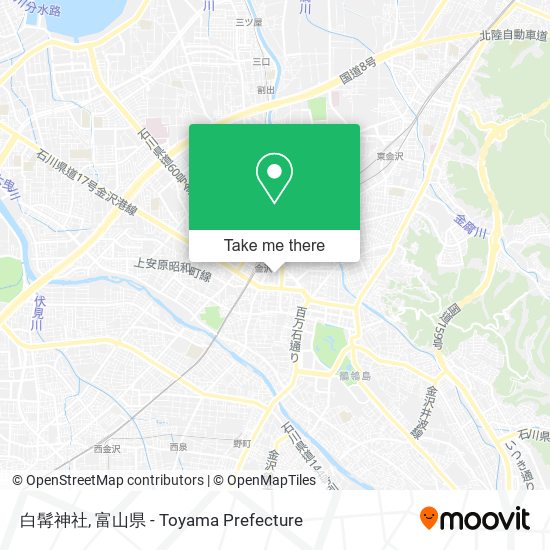 白髯神社 map