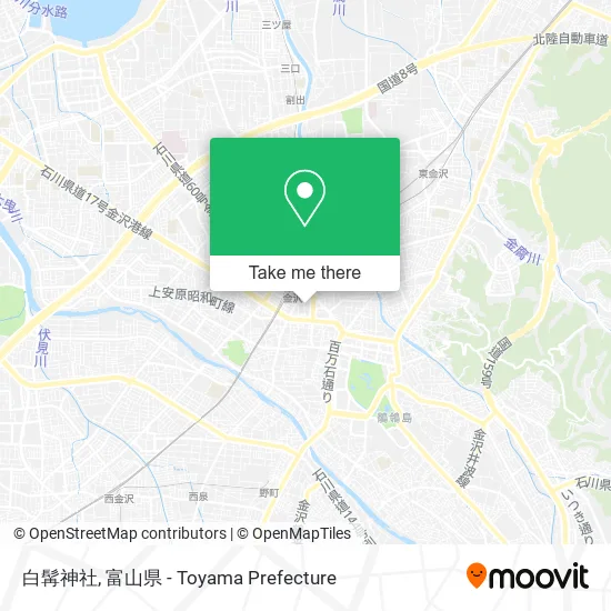 白髯神社 map