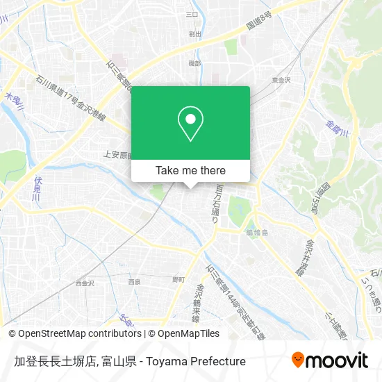 加登長長土塀店 map
