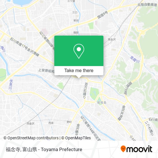 福念寺 map