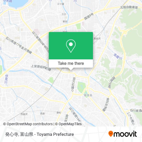 発心寺 map