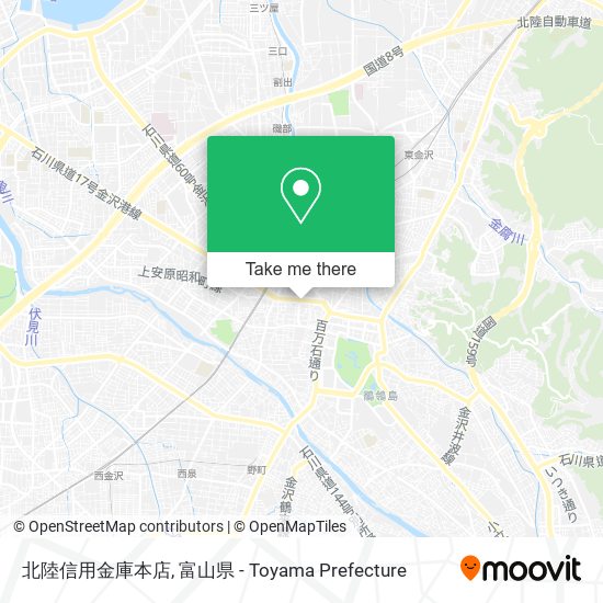 北陸信用金庫本店 map