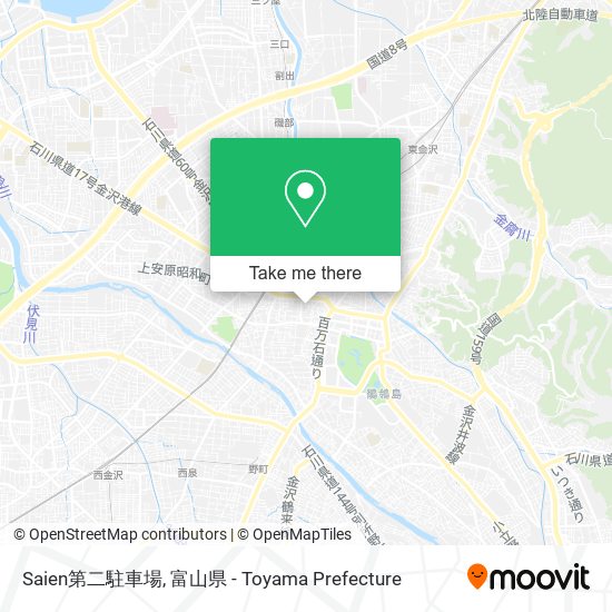 Saien第二駐車場 map