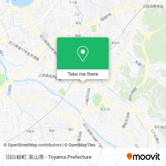 旧白銀町 map