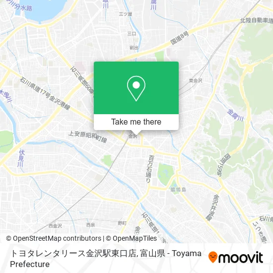 トヨタレンタリース金沢駅東口店 map