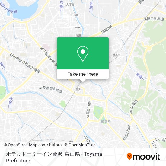 ホテルドーミーイン金沢 map