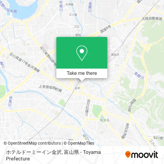 ホテルドーミーイン金沢 map
