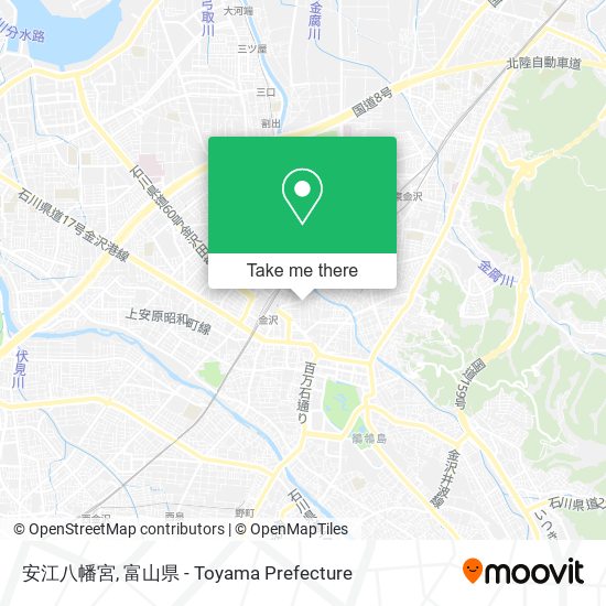 安江八幡宮 map