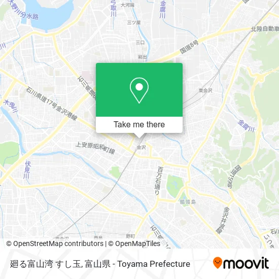 廻る富山湾 すし玉 map