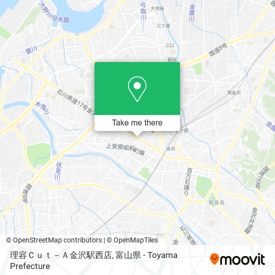 理容Ｃｕｔ－Ａ金沢駅西店 map