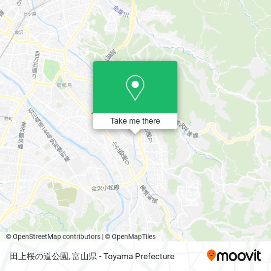 田上桜の道公園 map