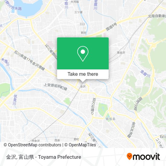 金沢 map