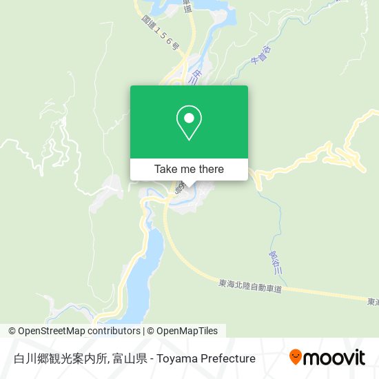 白川郷観光案内所 map