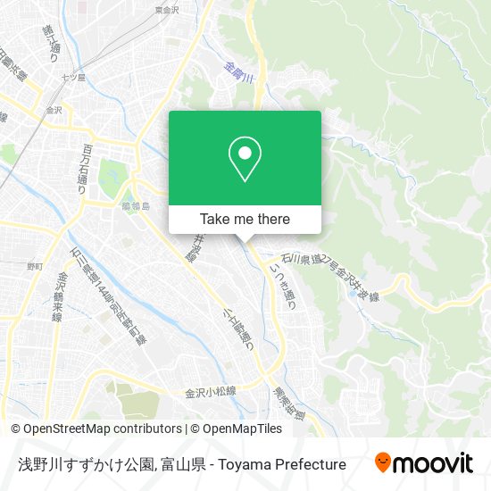 浅野川すずかけ公園 map