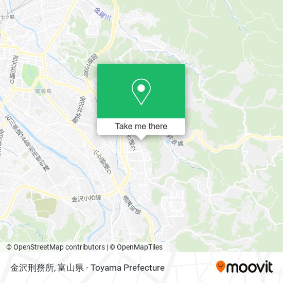 金沢刑務所 map