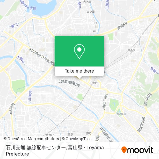 石川交通 無線配車センター map