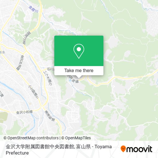 金沢大学附属図書館中央図書館 map