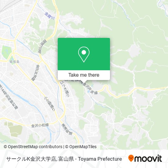 サークルK金沢大学店 map