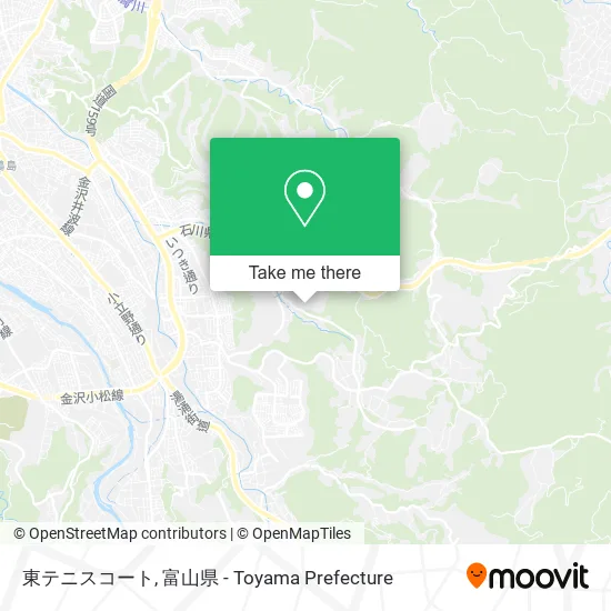 東テニスコート map