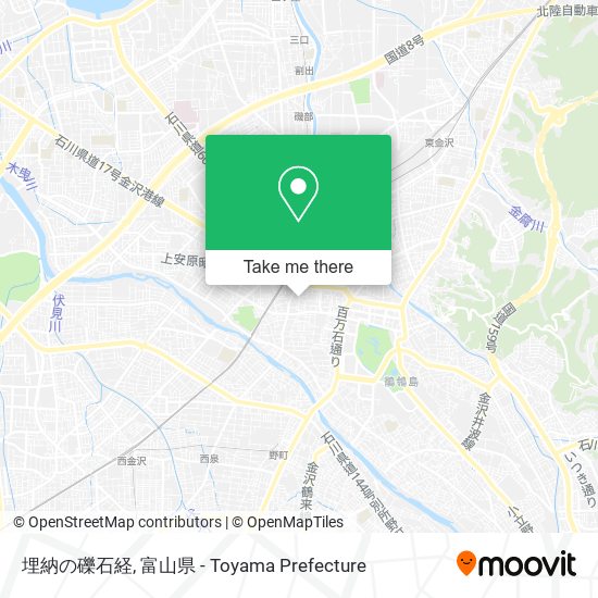 埋納の礫石経 map