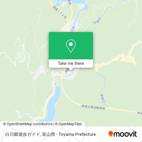 白川郷遊歩ガイド map