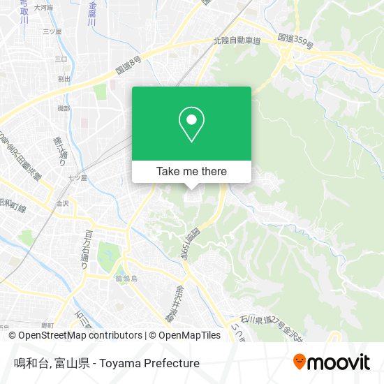 鳴和台 map